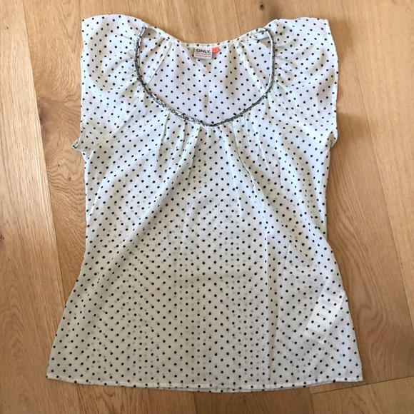 Polka Dot Blouse Tee - Picture 1 of 4